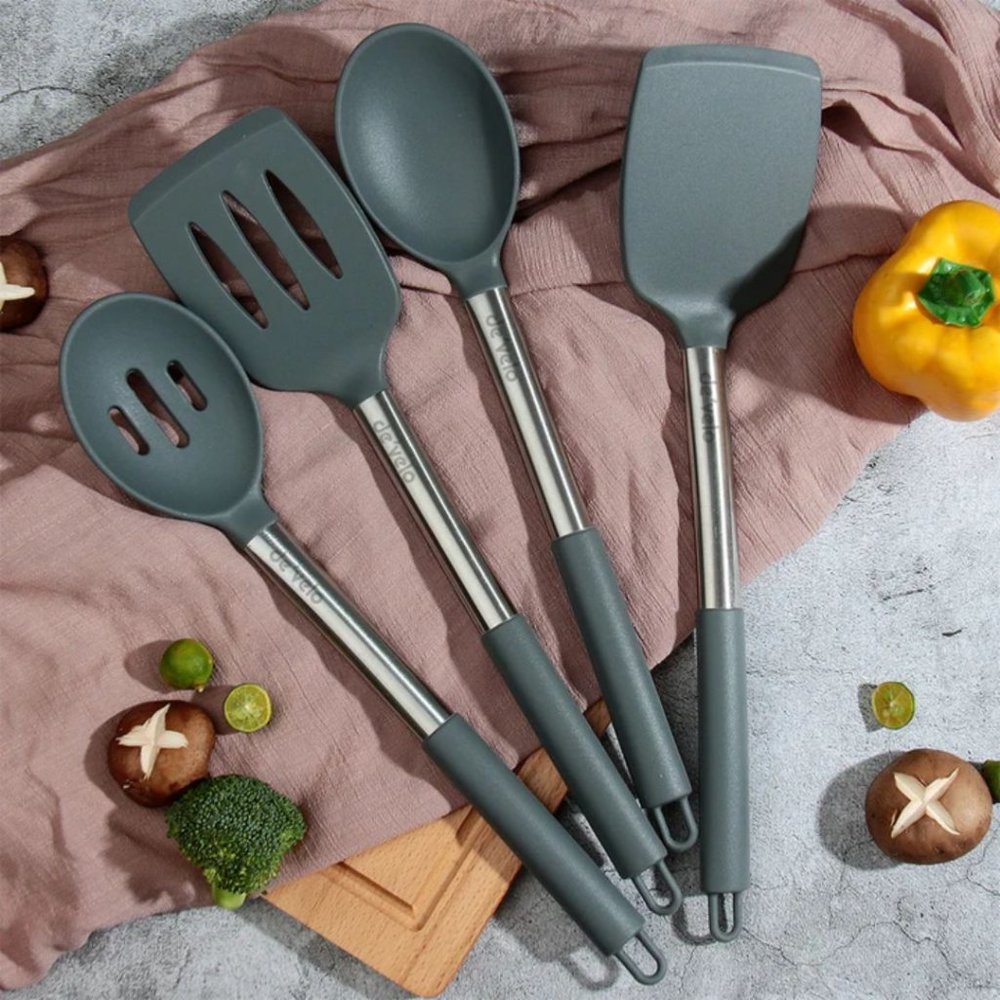 4 Piece Silicone Utensil Set